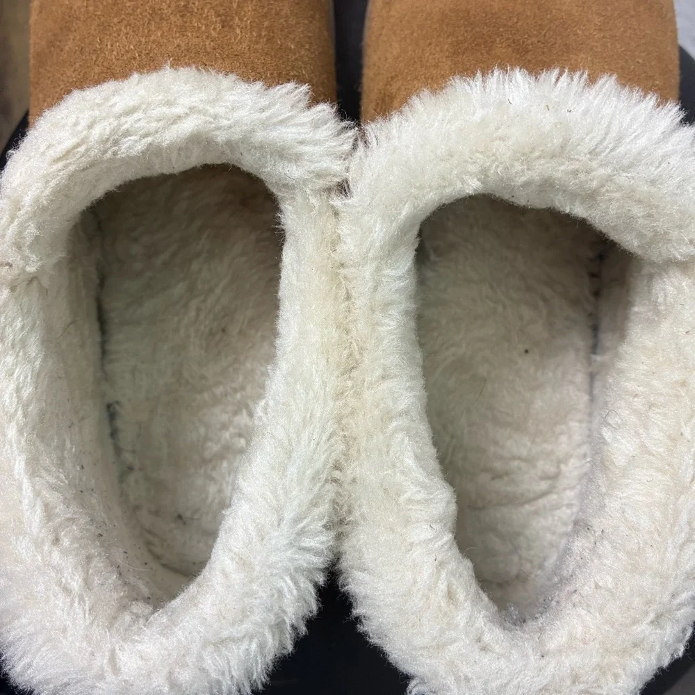 Minnetonka Eagan Dusty Brown 69043 Cold Weather‎ Suede Ankle Booties 7M - Picture 5 of 7